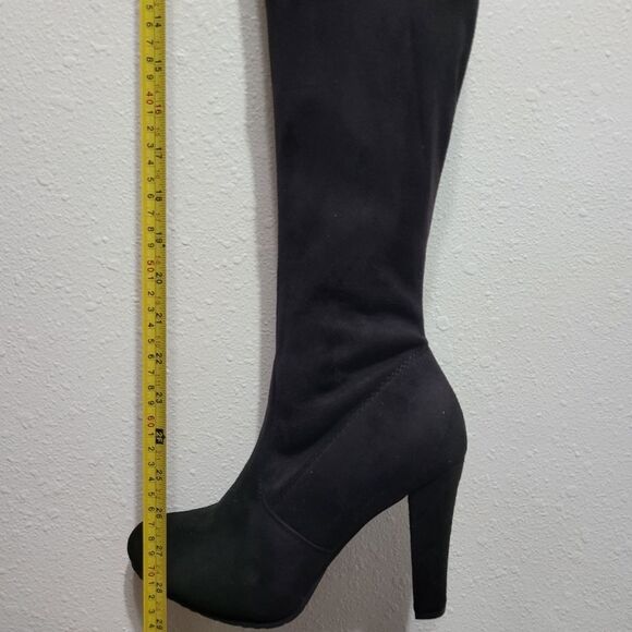 SALE $29! Faux Suede Over knee Boots - Picture 3 of 4